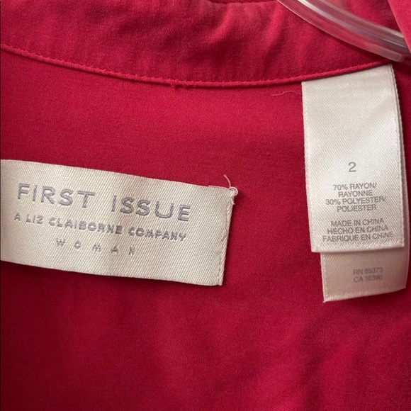 Liz Claiborne Blouse (Size 2X) - Picture 2 of 6